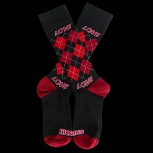 Enjoy words on your designer Soxs.